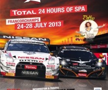 Total 24hours of Spa will be held from 27th July! 今年のスパ24時間は7月27日、28日